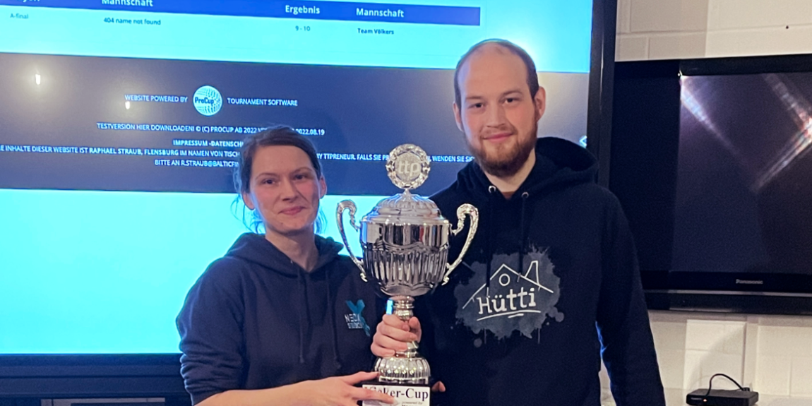 Sieg beim Tischkicker-Turnier