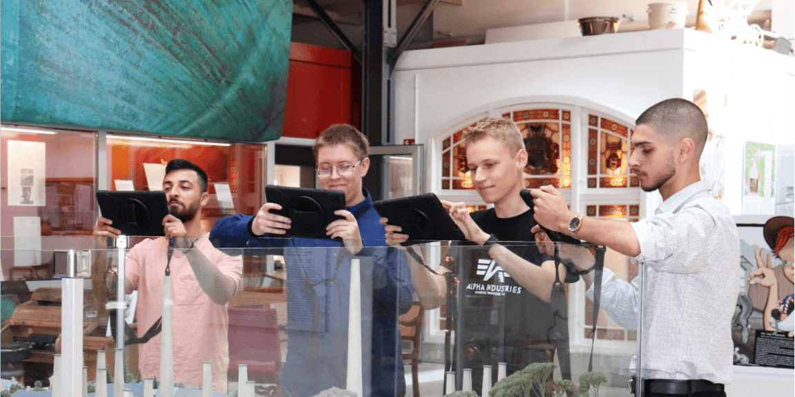 Spiele-Projekt mit den Schülern der Eckener Schule